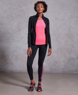 Superdry Core Essential Leggings Női Sportruházat Fekete | OFMEJ8415